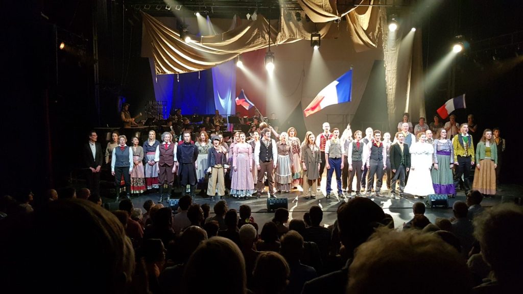 SevenFifteen bij het project ‘Les Misérables’ onder leiding van Trix Reintjens in 2018.
