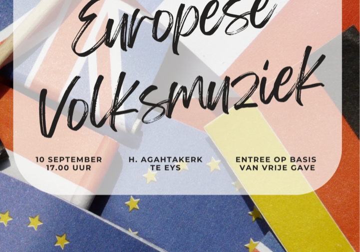 Flyer Concert Europese Volksmuziek Zangvakanties Zuid-Limburg
