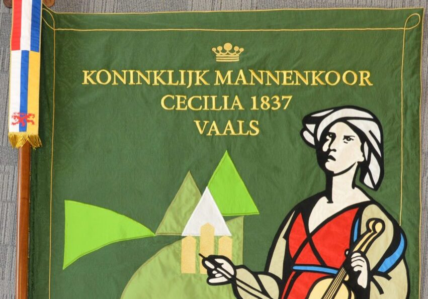 Huidige vlag Koninklijk Mannenkoor Cecilia 1837 Vaals-1